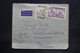 POLOGNE - Affranchissement Plaisant De Cracovie Pour La France Par Avion En 1946 - L 26061 - Covers & Documents