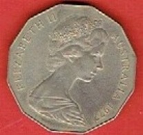 AUSTRALIA  # 50 Cents - Elizabeth II Silver Jubilee  FROM 1977 - 50 Cents