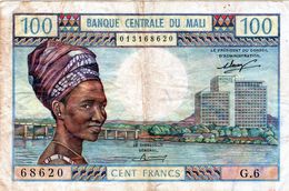 Billet De 100 Francs ND ( 1972-73 ) De La Banque Centrale Du Mali -en T T B - - Malí