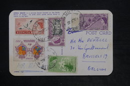BERMUDES - Affranchissement Plaisant De Hamilton Sur Carte Postale Pour La Belgique En 1961 - L 26092 - Bermuda