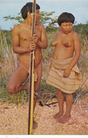 VENEZUELA INDIO  Naked Young WomanMan , Old Postcard - Non Classificati