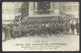 +++ CPA - Photo Carte - Foto Kaart - " L'Echo Des Trompettes D' ETTERBEEK "- Concours Au Havre - Orchestre Musique  // - Etterbeek