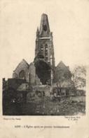 BELGIQUE - FLANDRE OCCIDENTALE - LOO - LO-RENINGE - L'Eglise Après Un Premier Bombardement. - Lo-Reninge