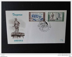 Belgique 1966 FDC Avec N° 1386 Et 1388  Cachet Moorsele - 1961-1970