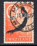 Swaziland QEII 1962-6 5c Whydah Bird Definitive, Used, SG 96 (BA2) - Swasiland (...-1967)