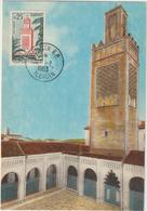 Carte-Maximum ALGERIE N° Yvert 366 (TLEMCEN) Obl Sp 1er Jour - Maximum Cards