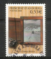 ANDORRA .Année De La Photographie En Andorre, Vue Le La Vallée Enneigée Depuis Une Fenêtre,  Oblitéré, 1 ère Qualité - Used Stamps