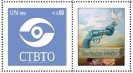 2016 - O.N.U. / UNITED NATIONS - VIENNA / WIEN - FRANCOBOLLO DA FOGLIO DI FRANCOBOLLI PERSONALIZZATI - 20 ANNI CTBTO.MNH - Nuovi