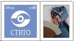 2016 - O.N.U. / UNITED NATIONS - VIENNA / WIEN - FRANCOBOLLO DA FOGLIO DI FRANCOBOLLI PERSONALIZZATI - 20 ANNI CTBTO.MNH - Ongebruikt