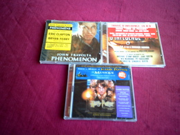 COLLECTION DE 3 CD ALBUM  DE MUSIQUE  DE  FILMS ° TRAFIC D'INFLUENCE + HARRY POTTER DOUBLE DE CD + PHENOMENE - Colecciones Completas