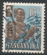 Tanganyika. 1961-64 Independence. 15c Used. SG 110 - Tanganyika (...-1932)