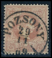 O 1867 50kr 'POZSONY' Kifogástalan Helységbélyegzős, Luxus Darab (180.000++) - Sonstige & Ohne Zuordnung