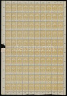 ** 1913 Árvíz 2f Középen Hajtott Teljes ív, Speciális II, IIa, IIb Típusokkal (30.000++) (fogelválások) - Other & Unclassified