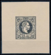 1867 50kr Kropf-féle Feketenyomat - Andere & Zonder Classificatie