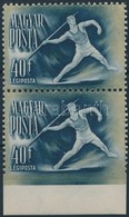 ** 1950 Sport 40f ívszéli Pár, Alul Fogazatlan - Otros & Sin Clasificación