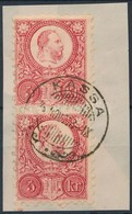 1871 Réznyomat 2kr Függőleges Pár 'KASSA' - Other & Unclassified