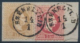 1867 15kr + 5kr Kivágáson 'SZÉKELYHID' - Otros & Sin Clasificación