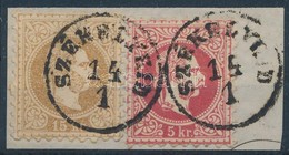 1867 15kr + 5kr Kivágáson 'SZÉKELYHID' - Other & Unclassified