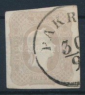 O 1861 Hírlapbélyeg 'PAKR(AC)' Ritka - Other & Unclassified