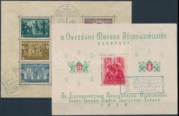 O 1938 ORBÉK és Szent István Blokkok (12.000) (ORBÉK-on Pici Szakadás Felül / Small Tear Above) - Other & Unclassified