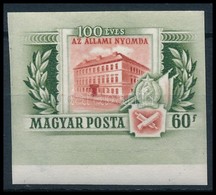 ** 1955 Állami Nyomda ívszéli Vágott Bélyeg (5.000) - Other & Unclassified