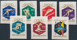 ** 1960 Téli Olimpia Vágott Sor (4.000) - Autres & Non Classés