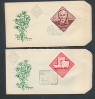 1963 Nagy Idők - Nagy Események 2db Vágott Bélyeg FDC-n (3.600) - Other & Unclassified