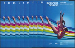 ** 2017 10 Db Budapest Rendezi A 2017-es úszó-világbajnokságot Emlékív (15.000) - Otros & Sin Clasificación