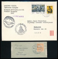 1917-1994 14 Db Első-, Illetve Alkalmi Repülés és 1 Db Hajóposta - Other & Unclassified