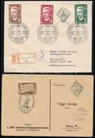 1948-1950 Centenárium 5 Db 1 Bélyeges FDC (3 Féle) + Petőfi (II.) - (III.) 1-1 Ajánlott FDC (az Egyik Kossa Istvánnak),  - Other & Unclassified