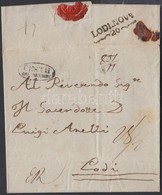 1838-1840 Ajánlott Portós Levél / Registered Cover With Postage Due évszámos Vízjeles Papíron / Paper With Watermark) 'P - Andere & Zonder Classificatie