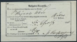 1864 Aufgabs Recepisse Ofen - Békés - Autres & Non Classés