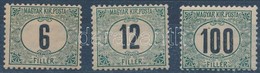 * 1905 Zöldportó 6f, 12f, 100f (16.500) - Autres & Non Classés