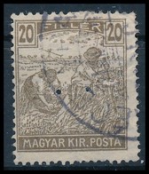 O 1916 Arató-Parlament 20f 3-as Lyukasztás Helyett Csak 2 Lyukkal - Other & Unclassified