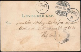 1900 Képes Levelezőlap 8f Számbélyegzéses Portóval - Other & Unclassified