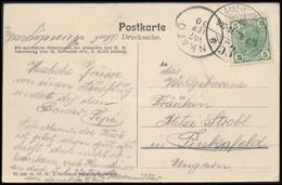 1906 Osztrák Képeslap (Graz Lassnitzhöhe) 5 Heller Bérmentesítéssel 'GRAZ-BUDAPEST 53' Mozgóposta Bélyegzéssel - Other & Unclassified