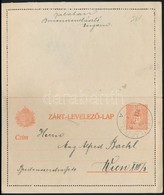 1913 Díjjegyes Zárt Levelezőlap 'BUCSUSZENTLÁSZLÓ' - Other & Unclassified