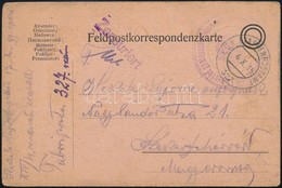 1915 Tábori Posta Levelezőlap / Field Postcard 'M.kir. Székesfehérvári 17. Honvéd Gyalogszázad' + 'EP 327' - Andere & Zonder Classificatie