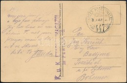 1917 Tábori Posta Képeslap / Field Postcard 'K.u.K. ETAPPENMGAZIN' + 'HP 447' - Otros & Sin Clasificación