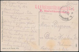 ~1914 Képeslap 'K.U.K. Marinefeldpostmant POLA' Gumibélyegzővel / Rubber Seal - Andere & Zonder Classificatie