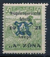 ** Nyugat-Magyarország II. 1921 Arató 50f Garancia Nélkül (18.000) - Autres & Non Classés