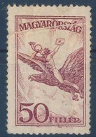 * 1927 Repülő 50f Papírránccal - Andere & Zonder Classificatie