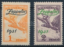 ** 1931 Zeppelin Sor (24.000) (az 1P Hibákkal, 2P Szép / 1P Faults) - Otros & Sin Clasificación