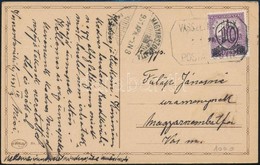 1931 Képeslap VASSZENTMIHÁLY Postaügynökségi Bélyegzéssel - Other & Unclassified