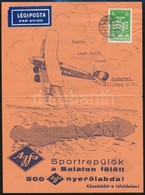 1937 Dekoratív Reklám Nyomtatvány Légipostával - Autres & Non Classés