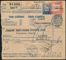 1939 Szállítólevél 2P Frankotyp Bérmentesítéssel 2 Dinár Portóval, Illetve 4 Dinár Adóilletékkel Jugoszláviába Küldve - Autres & Non Classés