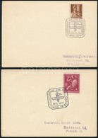 1943 3 Db Klf Haditudósító Kiállítás Alkalmi Bélyegzés - Autres & Non Classés