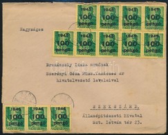 1946 (7. Díjjegyes) Távolsági Levél 3.000P 40 Bélyeges Bérmentesítéssel - Other & Unclassified