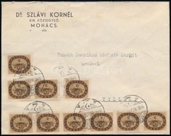 1946 (17.díjszabás) Inflációs Levél ,,MOHÁCS' - Villány 40 X 3 Millió P - Other & Unclassified