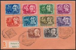 1948 Írók-Költők (I.) Sor Ajánlott FDC-n (6.000) - Otros & Sin Clasificación